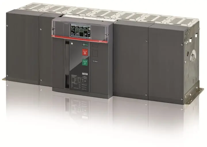 ABB 1SDA07 Emax2 Elektronischer Schutzschalter 690 V 4, 6300 A 100 kA, Ekip Dip LSI Release L. 1257 mm x 1014 mm