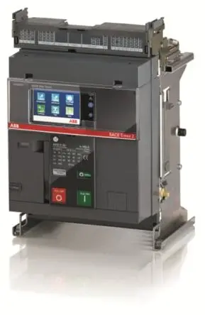 ABB Emax 2 Emax2 Elektronischer Schutzschalter 690V 3, 1600A 42 kA, Ekip Hi-Touch LSI Release L. 271 mm x 278mm