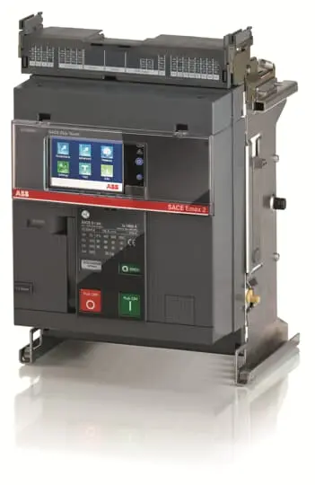 ABB Emax 2 Emax2 Elektronischer Schutzschalter 690 V 3, 800 A 42 kA, Langzeit, Sofortiger Schutz L. 271 mm x 278 mm