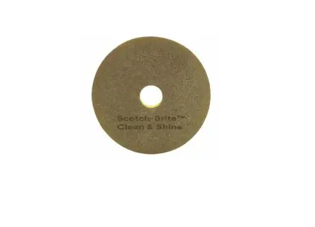 Produktfoto 1 von 3M Schleifpad Schleifpad 432 mm für Reinigung, Gelb 25.4 mm