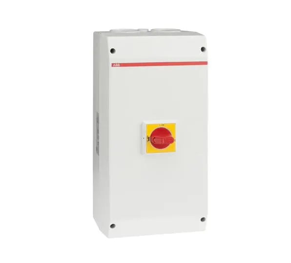 Produktfoto 1 von ABB 1SCA02 Trennschalter 4-polig 125A Gekapselte AC-Lasttrennschalter 2 Öffner, 2 Schließer