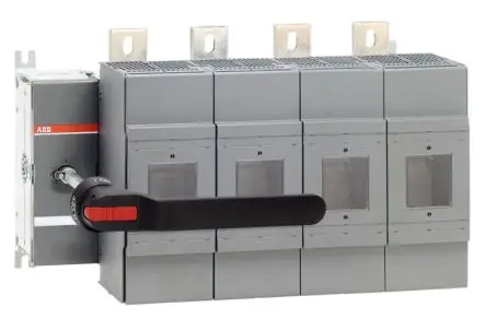 Produktfoto 1 von ABB 1SCA10 Sicherungsschalter-Trennschalter / 4-polig 1250 A 1250A Umschlossen, D1 Sicherungsgröße