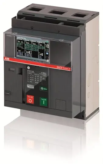 ABB 1SDA07 Emax2 Elektronischer Schutzschalter 690 V 3, 800 A 50 kA, Ekip Dip LI Release L. 183 mm x 210 mm