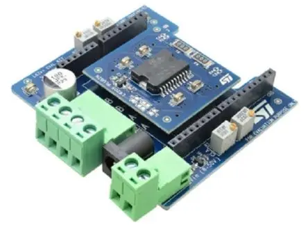 Produktfoto 1 von STMicroelectronics Evaluierungsplatine, Evaluierungskit-Umgebung für die L62xx-Familie von DC- und Schrittmotor-Treibern