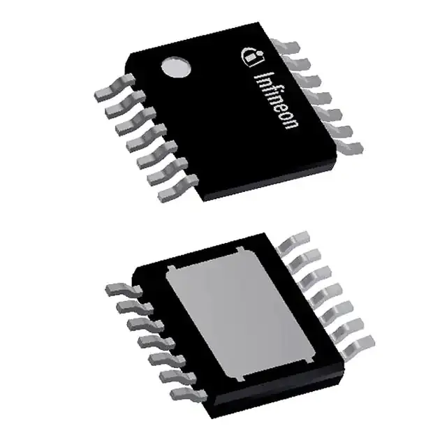 Produktfoto 1 von Infineon BTS7002-1EPP Leistungsschalter-IC High-Side 2.6 mΩ 14-Pin 1 Ausg. PG-TSSO-14