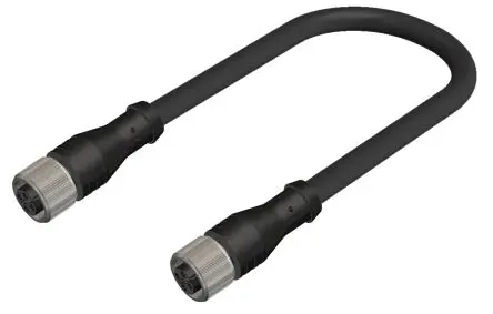 Produktfoto 1 von RS PRO CDF12S, 4-polig Sensor-Betätigungselementkabel, Gerade Buchse 4 / Gerade Buchse, Länge 5 m