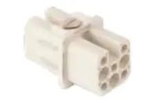 Produktfoto 1 von Molex 93601 Modul für robusten Stromversorgungsstecker Buchse, 8-polig 10A, Einsatz für gedrehte Crimpkontakte für