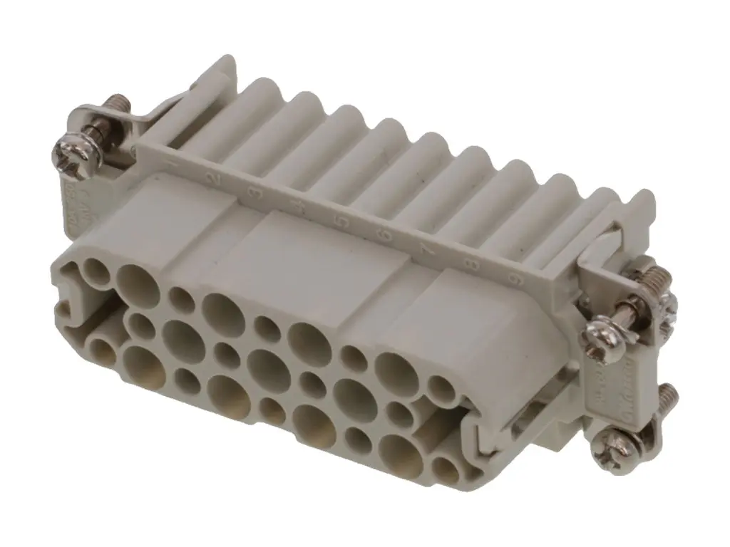 Produktfoto 1 von Molex 93601 Robustes Power Steckverbinder-Modul, 25-polig 10A Buchse, Crimpkontakteinsatz für Elektronische Maschinen