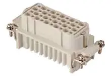 Produktfoto 1 von Molex 93601 Modul für robusten Stromversorgungsstecker Buchse, 40-polig 10A, Einsatz für gedrehte Crimpkontakte für