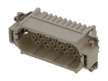 Produktfoto 1 von Molex 93601 Modul für robusten Stromversorgungsstecker Stecker, 40-polig 10A, Einsatz für gedrehte Crimpkontakte für