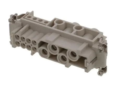 Produktfoto 1 von Molex 93601 Modul für robusten Stromversorgungsstecker Buchse, 12-polig 16A, Schraubklemmeneinsatz. Terminal für
