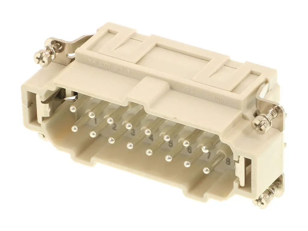 Produktfoto 1 von Molex 93601 Robustes Power Steckverbinder-Modul, 16-polig 16A Stecker, Steckklemmeinsatz für Elektronische Maschinen