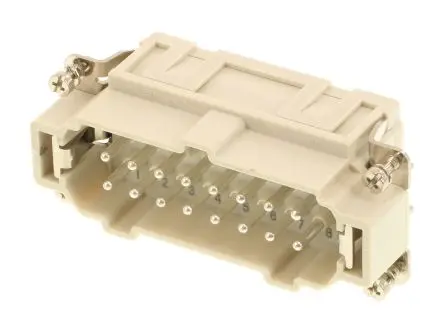 Produktfoto 1 von Molex 93601 Modul für robusten Stromversorgungsstecker Stecker, 16-polig 16A, Push-In-Steckeinsatz für Elektronische