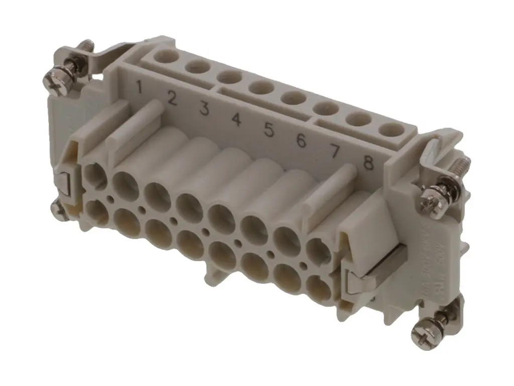 Produktfoto 1 von Molex 93601 Robustes Power Steckverbinder-Modul, 16-polig 16A Buchse, Schraubklemmen-Einsatz Schrauben für