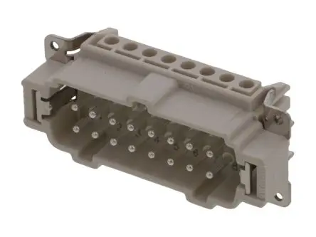 Produktfoto 1 von Molex 93601 Modul für robusten Stromversorgungsstecker Stecker, 16-polig 16A, Schraubklemmeneinsatz. Terminal für