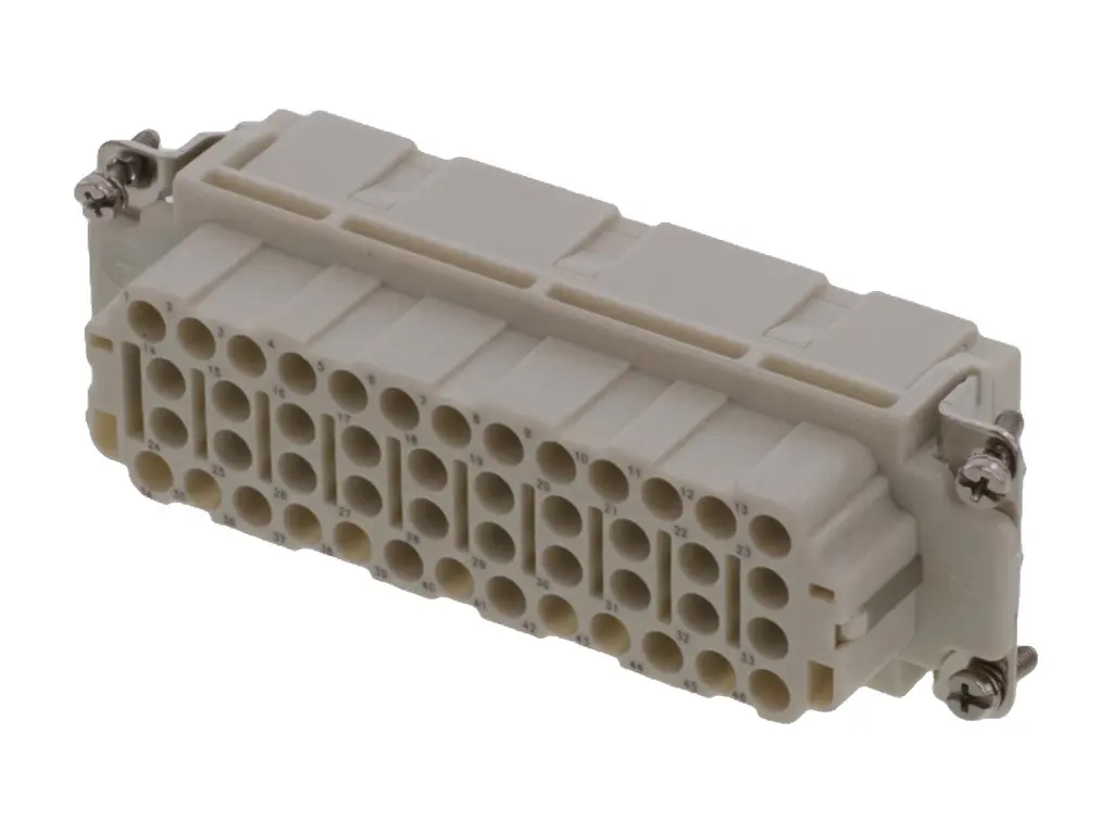 Produktfoto 1 von Molex 93601 Robustes Power Steckverbinder-Modul, 46-polig 16A Buchse, Crimpkontakteinsatz Crimp für Elektronische