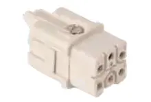 Produktfoto 1 von Molex 93601 Robustes Power Steckverbinder-Modul, 5-polig 16A Buchse, Crimpkontakteinsatz für Elektronische Maschinen