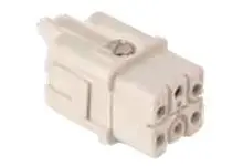 Produktfoto 1 von Molex 93601 Modul für robusten Stromversorgungsstecker Buchse, 5-polig 16A, Einsatz für gedrehte Crimpkontakte für