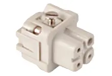 Produktfoto 1 von Molex 93601 Robustes Power Steckverbinder-Modul, 3-polig 10A Buchse, Schraubklemmen-Einsatz Schrauben für Elektronische