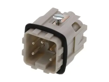 Produktfoto 1 von Molex 93601 Modul für robusten Stromversorgungsstecker Stecker, 4-polig 10A, Schraubklemmeneinsatz. Terminal für