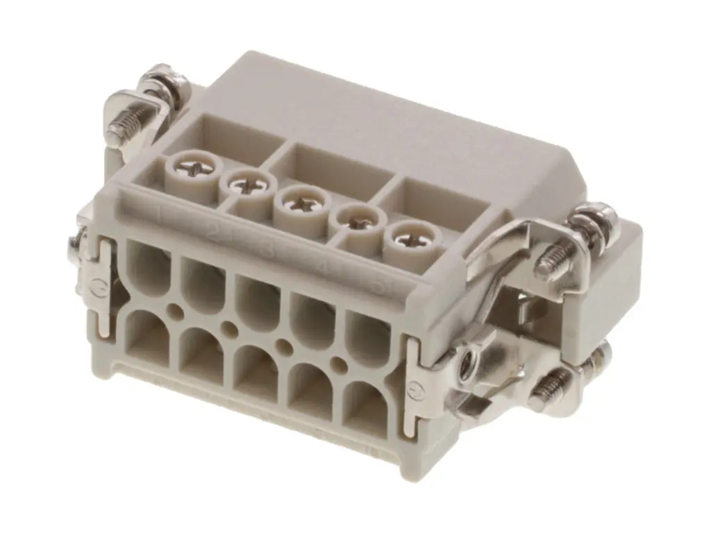 Produktfoto 1 von Molex 93601 Robustes Power Steckverbinder-Modul, 10-polig 16A Stecker, Schraubklemmen-Einsatz Schrauben für