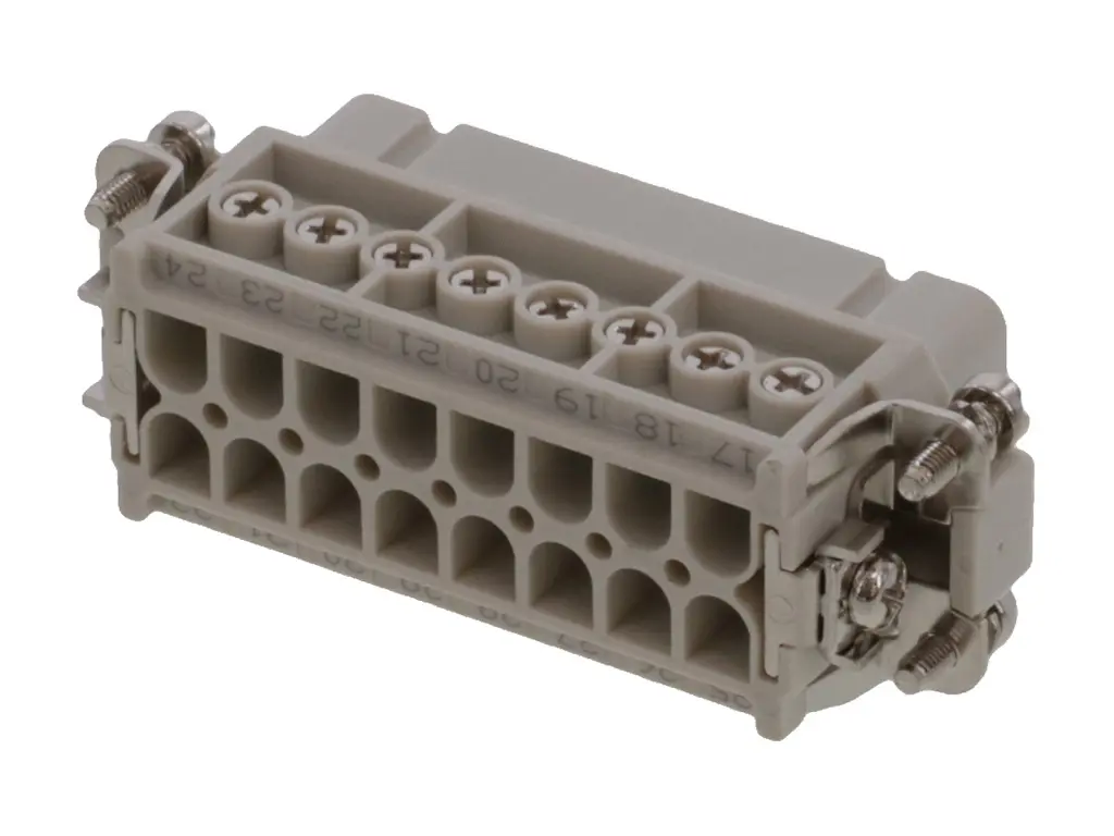 Produktfoto 1 von Molex 93601 Robustes Power Steckverbinder-Modul, 16-polig 16A Buchse, Schraubklemmen-Einsatz Schrauben für