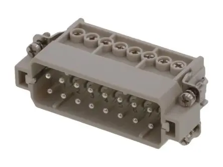 Produktfoto 1 von Molex 93601 Modul für robusten Stromversorgungsstecker Stecker, 16-polig 16A, Schraubklemmeneinsatz. Terminal für