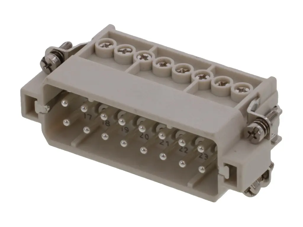 Produktfoto 1 von Molex Copper Alloy Robustes Power Steckverbinder-Modul, 16-polig 16A Stecker, Schraubklemmen-Einsatz für Elektronische