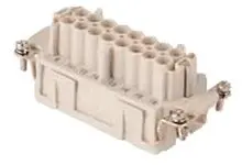Produktfoto 1 von Molex 93601 Modul für robusten Stromversorgungsstecker Buchse, 24-polig 16A, Push-In-Steckeinsatz für Elektronische