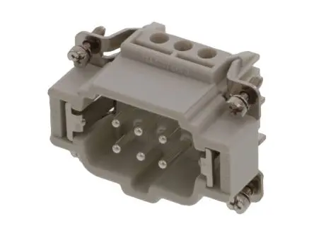 Produktfoto 1 von Molex 93601 Modul für robusten Stromversorgungsstecker Stecker, 6-polig 16A, Schraubklemmeneinsatz. Terminal für