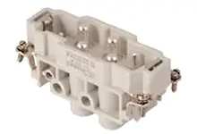 Produktfoto 1 von Molex 93601 Robustes Power Steckverbinder-Modul, 4-polig 16A Stecker, Schraubklemmen-Einsatz Schrauben für