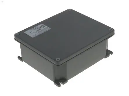 Produktfoto 1 von Molex 93604; Gehäuse; Aluminiumdruckguss; Grau RAL 7037 Geflanscht IP66 Breite 141 mm Höhe 64 mm Länge 166 mm