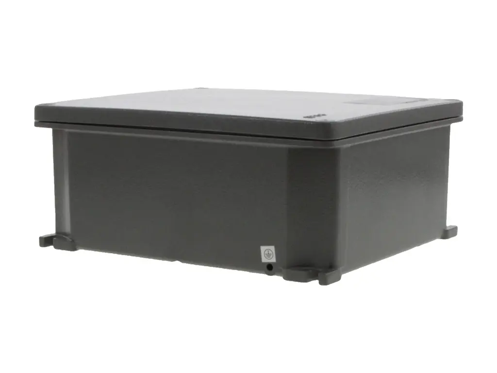 Produktfoto 1 von Molex 93604; Gehäuse; Aluminiumdruckguss; Grau RAL 7037 Geflanscht IP66 Breite 167 mm Höhe 80 mm Länge 189 mm
