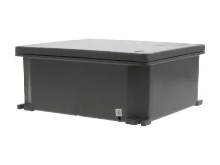Produktfoto 1 von Molex 93604; Gehäuse; Aluminiumdruckguss; Grau RAL 7037 Geflanscht IP66 Breite 167 mm Höhe 80 mm Länge 189 mm
