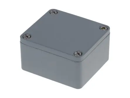 Produktfoto 1 von Molex 93604; Gehäuse; Aluminiumdruckguss; Grau RAL 7001 IP69, IP66 Breite 64 mm Höhe 36 mm Länge 58 mm