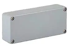 Produktfoto 1 von Molex 93604; Gehäuse; Aluminiumdruckguss; Grau RAL 7001 IP69, IP66 Breite 64 mm Höhe 36 mm Länge 150 mm