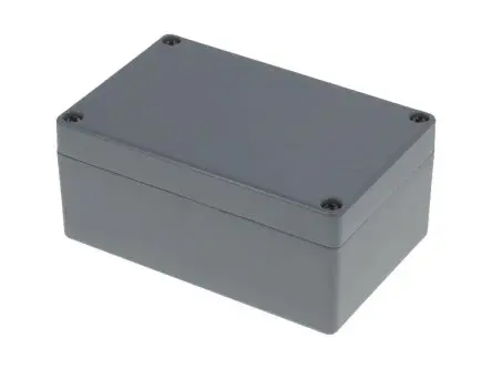 Produktfoto 1 von Molex 93604; Gehäuse; Aluminiumdruckguss; Grau RAL 7001 IP66, IP69 Breite 80 mm Höhe 57 mm Länge 125 mm