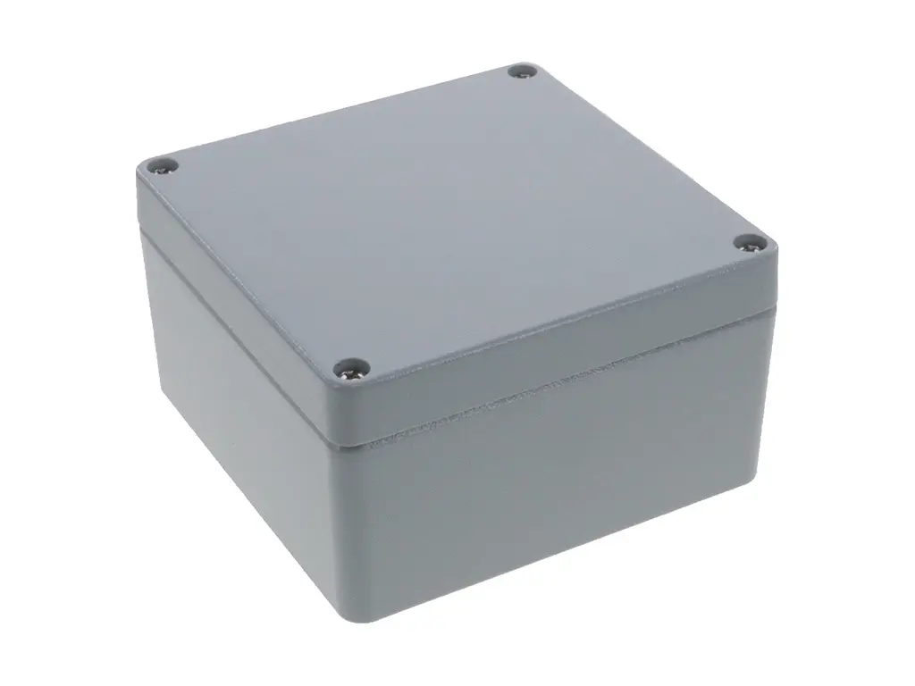 Produktfoto 1 von Molex 93604; Gehäuse; Aluminiumdruckguss; Grau RAL 7001 IP66, IP69 Breite 160 mm Höhe 90 mm Länge 160 mm