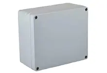 Produktfoto 1 von Molex 93604; Gehäuse; Aluminiumdruckguss; Grau RAL 7001 IP69, IP66 Breite 230 mm Höhe 110 mm Länge 200 mm