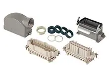 Produktfoto 1 von Molex 93603 Schwere Steckverbinder Oberfläche 16A Schraubbefestigung Stecker/Buchse 6-polig, 500V
