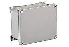 Produktfoto 1 von Molex 93604; Gehäuse; Aluminiumdruckguss; Grau RAL 9006 Geflanscht IP69, IP66 Breite 114 mm Höhe 62 mm Länge 139 mm