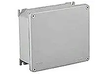 Produktfoto 1 von Molex 93604; Gehäuse; Aluminiumdruckguss; Grau RAL 9006 Geflanscht IP66, IP69 Breite 141 mm Höhe 64 mm Länge 166 mm