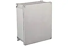 Produktfoto 1 von Molex 93604; Gehäuse; Aluminiumdruckguss; Grau RAL 9006 Geflanscht IP66, IP69 Breite 257 mm Höhe 121 mm Länge 307 mm