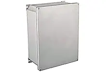 Produktfoto 1 von Molex 93604; Gehäuse; Aluminiumdruckguss; Grau RAL 9006 Geflanscht IP69, IP66 Breite 313 mm Höhe 157 mm Länge 407 mm