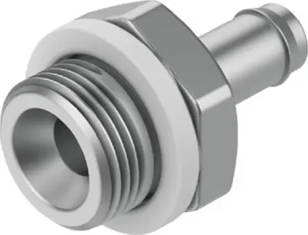 Produktfoto 1 von Festo CRCN 13968 M5-Außengewinde x 6-mm-Steckanschluss Gerader Anschluss, Gewinde-zu-Rohr, M5 Stecker, 10 bar