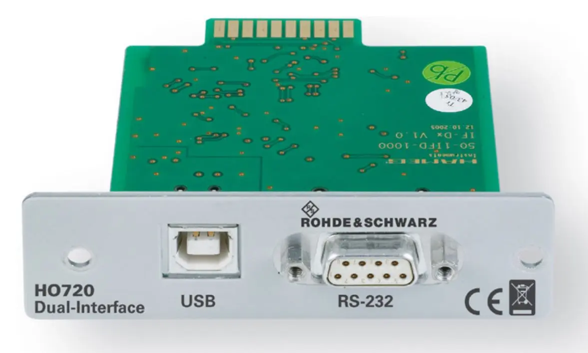 Produktfoto 1 von Rohde & Schwarz Schnittstelle für HMP2020, HMP2030, HMP4030, HMP4040
