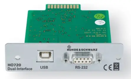Produktfoto 1 von Rohde & Schwarz Schnittstelle für HMP2020, HMP2030, HMP4030, HMP4040