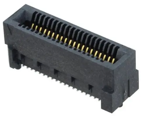 Produktfoto 1 von Samtec Serie HSEC8 Kantensteckverbinder, 0.8 mm, 50-polig, 2-reihig, Vertikal, SMD
