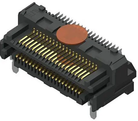 Produktfoto 1 von Samtec LSHM Leiterplattenleiste Gerade, 40-polig / 2-reihig, Raster 0.5 mm Raster Oberfläche, Kabel-Platine, Ummantelt