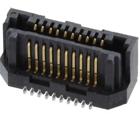 Produktfoto 1 von Samtec LSS Leiterplattenleiste Gerade, 20-polig / 1-reihig, Raster 0.5 mm Raster Oberfläche, Kabel-Platine, Ummantelt